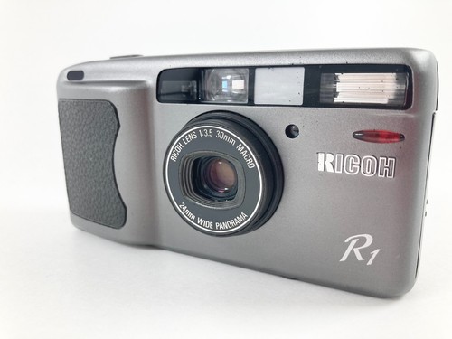 Excelente LCD no funciona Ricoh R1 Point & Shoot 35 mm cámara fotográfica gris Japón DHL