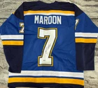 Autographed/Signed Pat Maroon St. Louis Blues Hockey Jersey BECKETT COA
