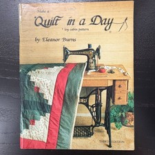 "Quilt in a Day"Book-"Log Cabin Pattern" by Eleanor Burns