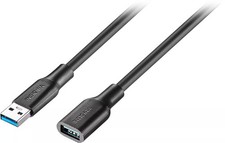 Insignia- 6' USB 3.0 A-Male to A-Female Extension Cable - Black
