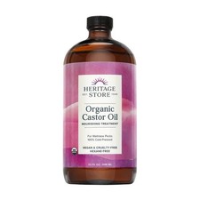 Organic Castor Oil 32 Oz by Heritage Store
