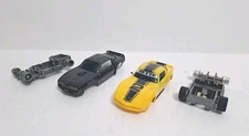 Tyco Firebird Corvette Slot Car Parts Or Repair Vintage Slot Cars Set Lot Of 4