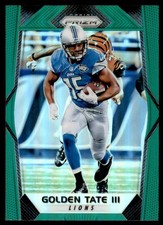 2017 Panini Prizm Prizms Green #176 Golden Tate III - FB