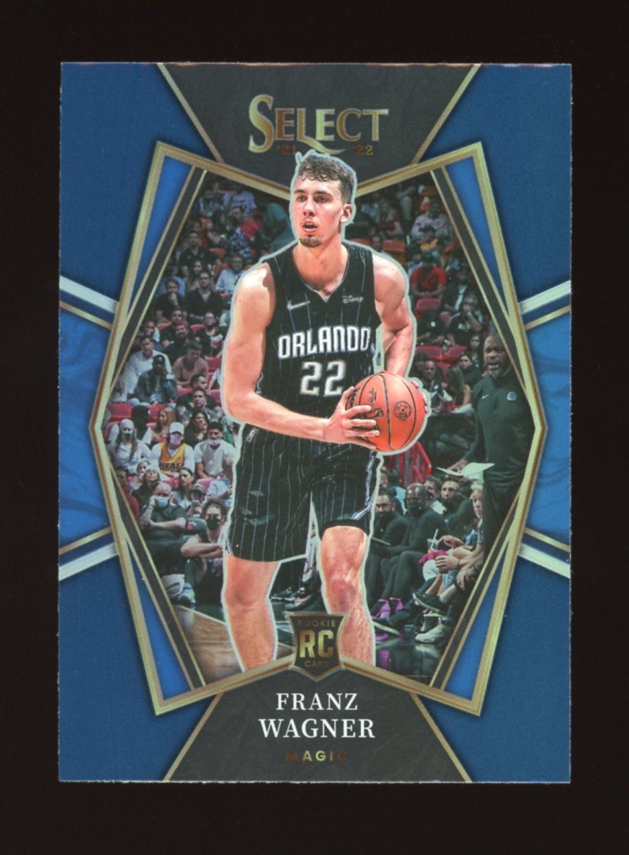 FRANZ WAGNER RC 2021-22 SELECT BLUE PRIZM PREMIER LEVEL #120 MAGIC ROOKIE