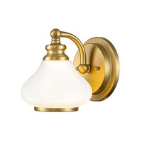 Badezimmerleuchte LED IP44 3000 K G9 H: 19,1 Cm Klein In Messing Wand Lampe