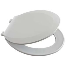 Centoco Toilet Seat With Cover, Top-Mounted Hinge, Elongated, White 1600-001