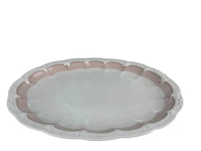 Plat de service en porcelaine Hutschenreuther 39 x 28 x 4 cm. Excellent état. - Photo 1/3