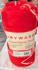 NWT Joyward Red White Heart Printed Flannel T...