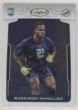 2017 Certified Rookies /999 Raekwon McMillan #186 w1s