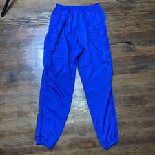 Vintage 90s Nike Windbreaker Pant Womens Medium M 10 - 12 Unlined Purple Nylon