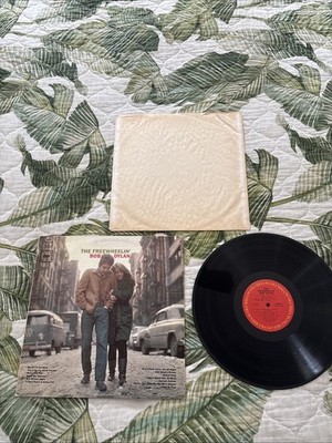 LOT VINYL LP ALBUM The Freewhellin  Bob Dylan VG+ Rare XSM 58720 Rock KCS 8786