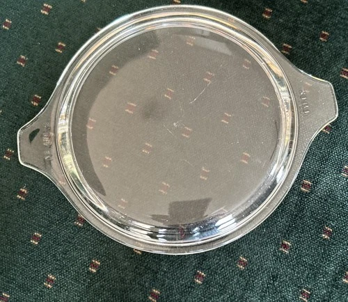 VTG Pyrex Glass Lid Only 470-C for Casserole Tab Handles