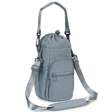 Water Bottle Holder with Strap 32oz 40oz Insulated Water Bottle Carrier Sling...