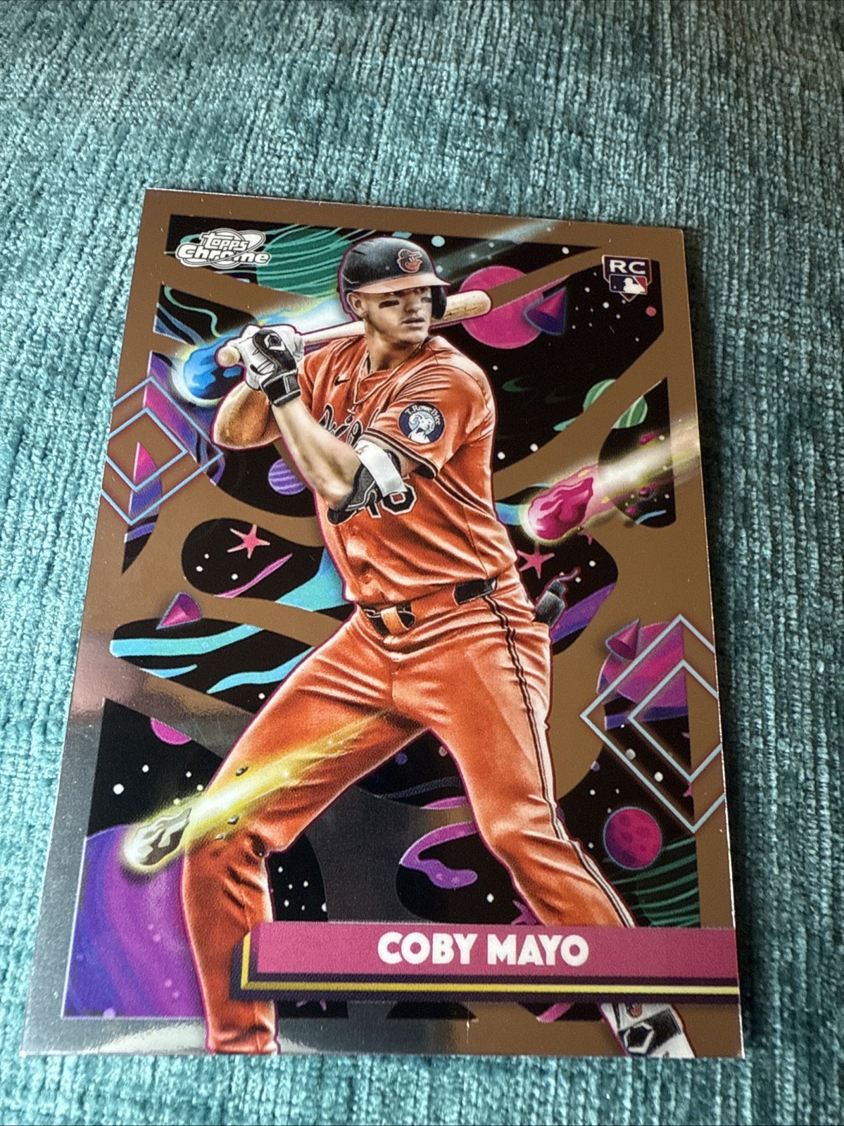 2025 Topps Chrome Cosmic #154 - Coby Mayo Rookie Logo - FAST FREE SHIPPING