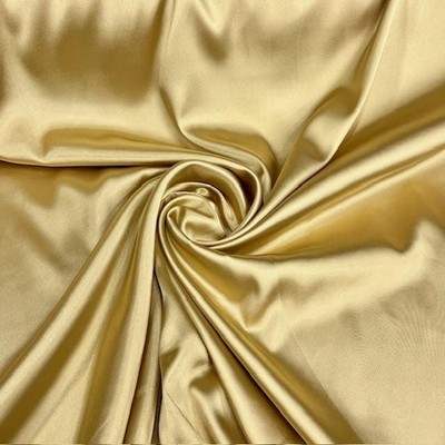 Stretch Satin Charmeuse Light Yellow Silky Wedding Bridesmaid Fabric