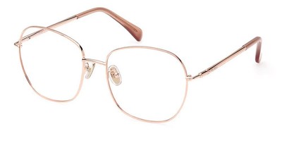 Max Mara MM5077-H 033 Rose Gold Metal Optical Eyeglasses Frame 56-18-135