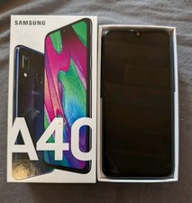 Samsung Galaxy A40 64GB Dual SIM Schwarz ohne Simlock Smartphone Android