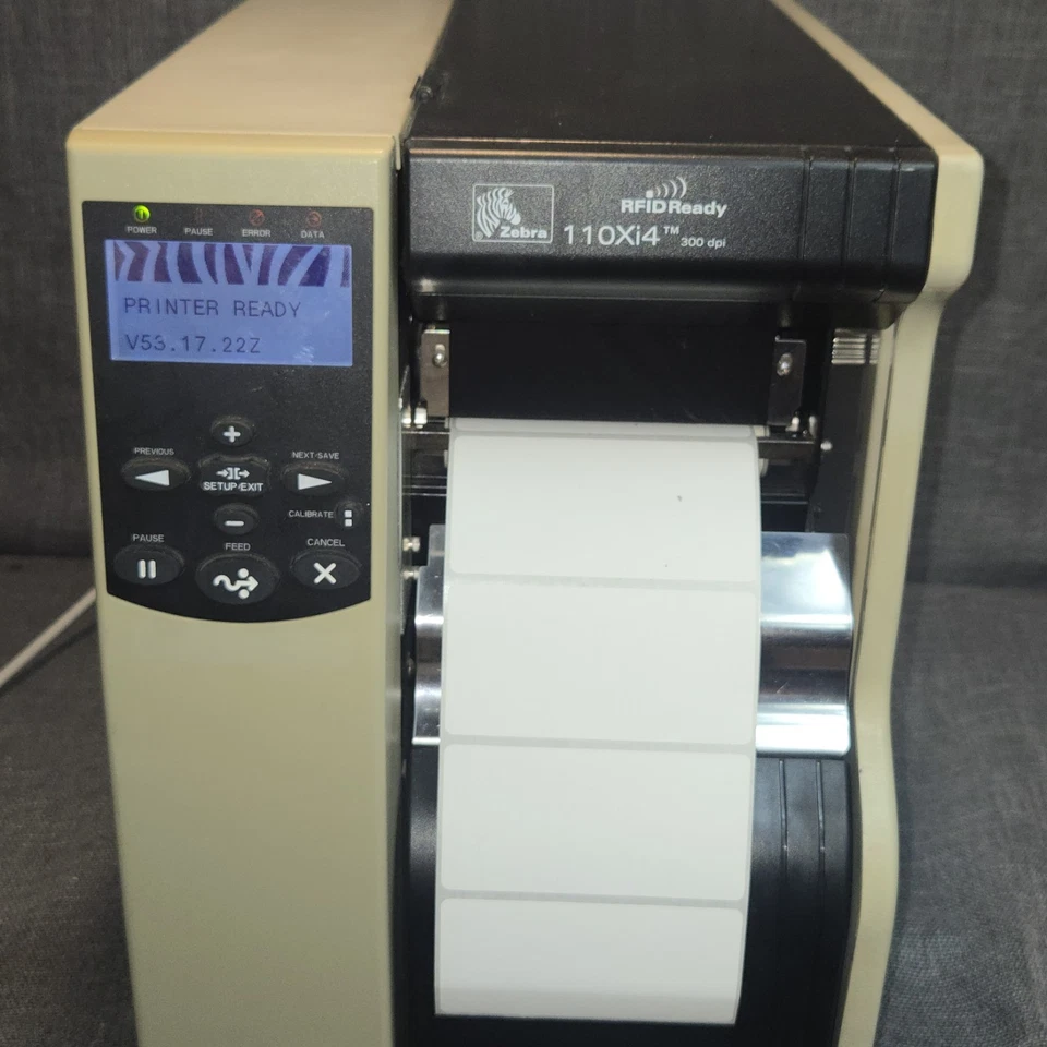 Zebra 110Xi4 Industrial Rugged Label Maker Thermal Printer 203 DPI RFID USB WIFI - Image 2 of 4