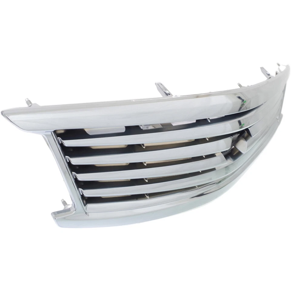 Grille For 2010-2013 Infiniti G37 2011-2012 G25 Chrome Plastic - Image 3 of 4