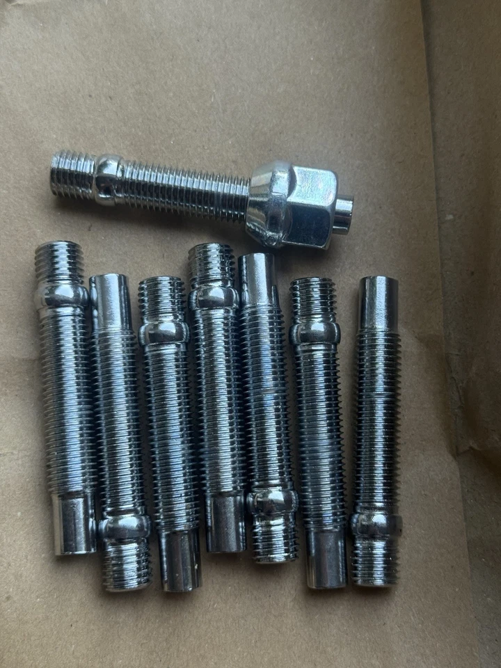 Kit de parafusos de roda estendida polida BMW E82 E90 E92 3 Series *todas as rodas* - Imagem 2 de 4