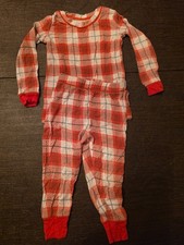 Angel Dear Kids Plaid Bamboo Viscose Long Sleeve Set Pajamas 12-18 Months