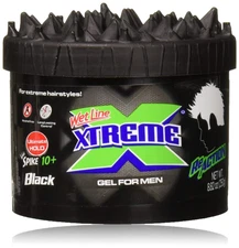Wet Line Xtreme Reaction Black Ultimate Hold Gel 8.8 Ounce