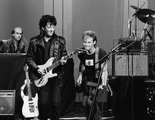 Tonight Show Tony Moore Kevin MacMichael Nick Van Eede of musi- 1987 Old Photo