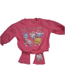 Sanrio Hello Kitty Unisex Baby Pink Cartoon Pants Set 6-9M Sweatshirt  Pants