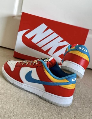 Nike x LeBron James Dunk Low QS  Fruity Pebbles  Sneaker Gr. 43 Neu & OVP