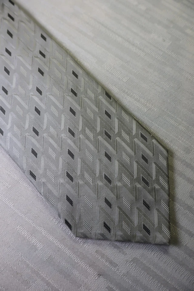 Corbata de seda Vitaliano Pancaldi hecha en Italia vintage Foto 2 de 4