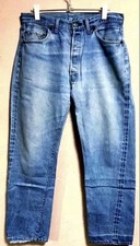 Levi's 501 Vintage 66 Redline Selvedge Black Bartack W36 L36 USA Faded