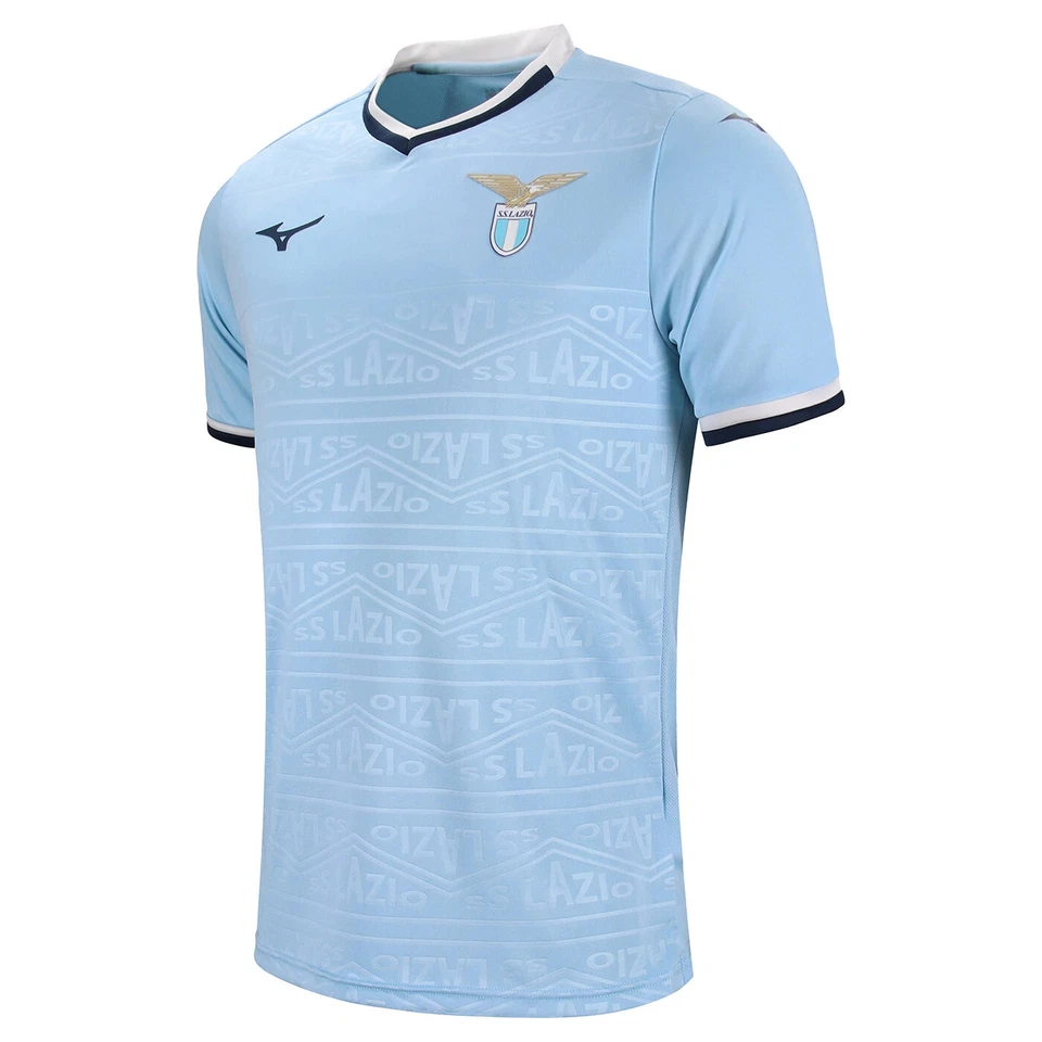 4800/989 MIZUNO SS LAZIO 1° MAGLIA GARA HOME JERSEY  2024/2025  P2GABX07 04 - Immagine 3 di 4