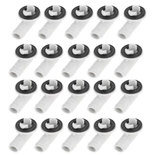 US Plastic Air Conditioner AC Drain Hose Connector Elbow Fitting Rubber Ring Set