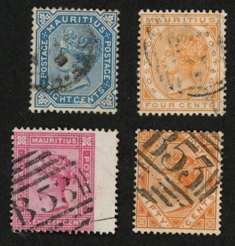 Mauritius Stamps 1863-1879 QV Classics Used Selection inc 4 Pairs - Picture 3 of 10