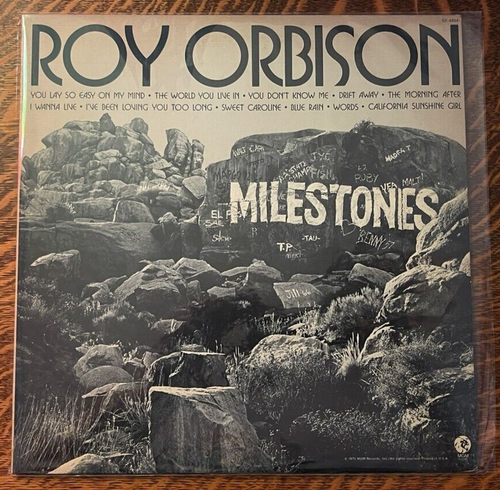 12" LP~ ROY ORBISON~ 1973~ MILESTONES - Picture 7 of 10