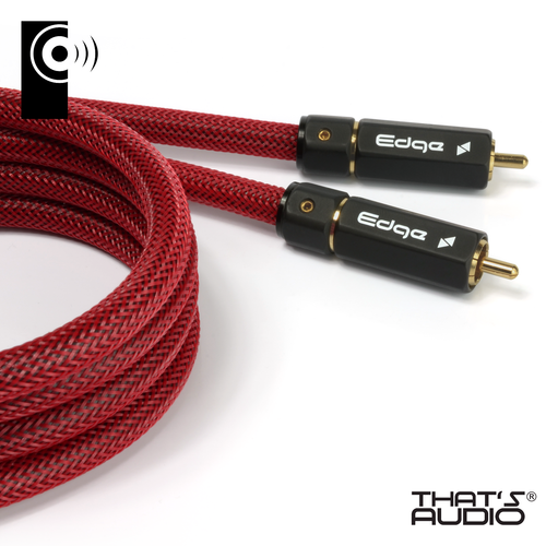 EDGE Analogue / Digital RCA INTERCONNECTS RED (Pair Male > Male) > SELECT length - Picture 6 of 12