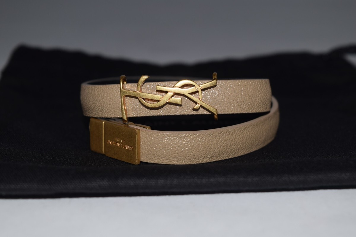 【送料&関税込】Saint Laurent Opyum Double Wrap Bracelet Saint Laurent Opyum Double Wrap Bracelet | italist
