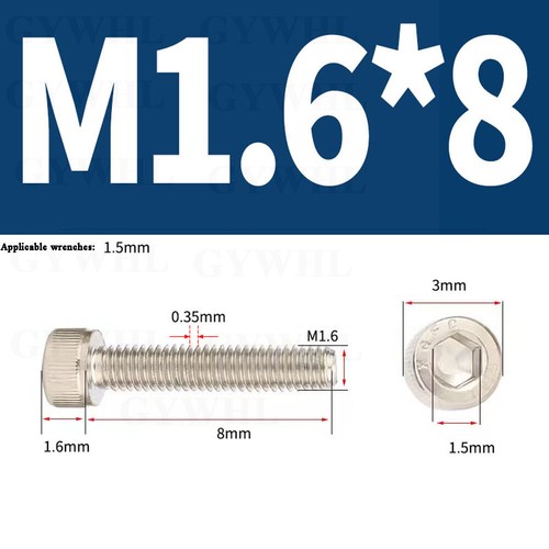 Nickel Plated Cap Screws Hexagon Socket Head Allen Key Bolts High Tensile 12.9 - Picture 17 of 254