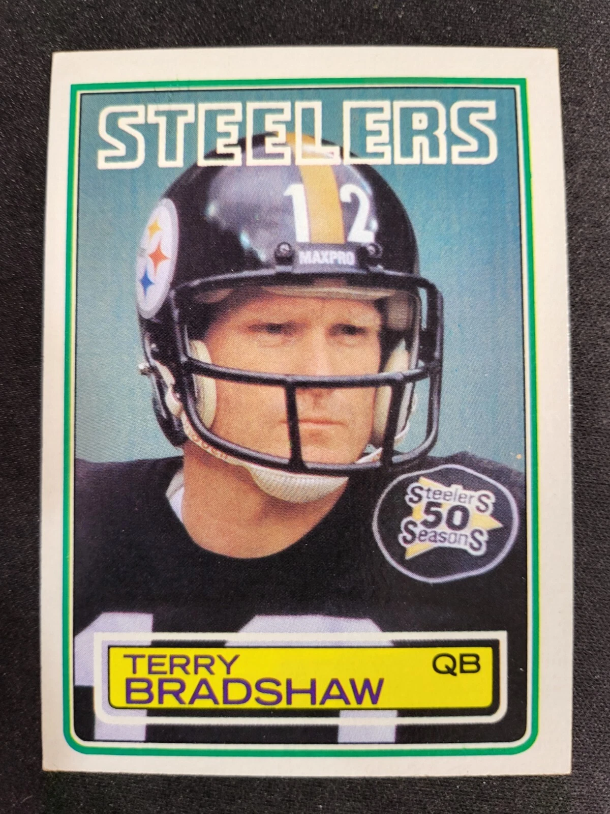 Terry Bradshaw trading card