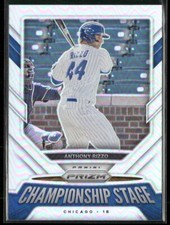 Anthony Rizzo 2021 Panini Prizm Championship Stage Silver #CS8 - Cubs