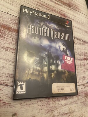Disney's The Haunted Mansion (PS2 2003) Complete w/ Manual & Reg Card