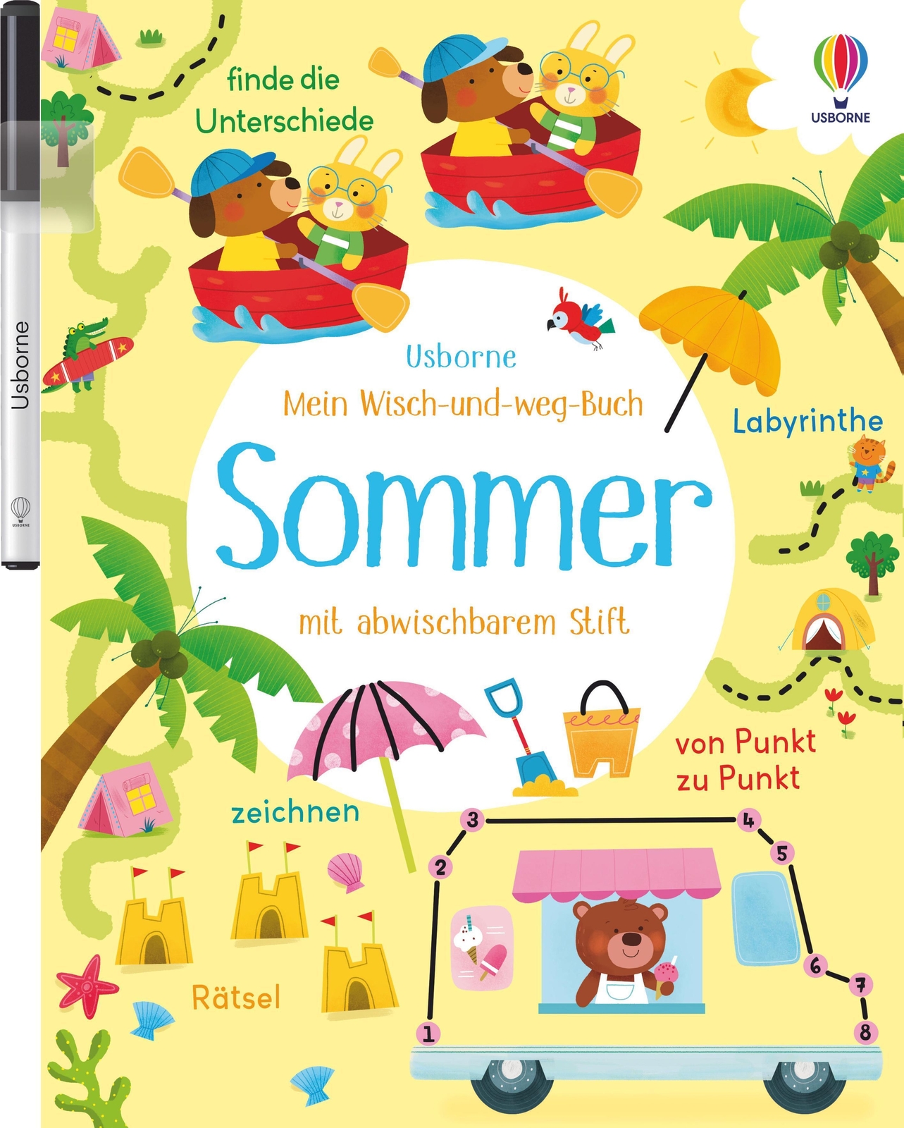 Mein Wisch-und-weg-buch: Sommer | Mit Abwischbarem Stift | Kirsteen