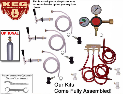 Kegerator Homebrew Kit, Kühlschranksystem, 1,2,3 oder 4 Wasserhahn. Bauen Sie Ihre eigenen - Bild 2 von 9