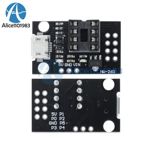 2 PIEZAS Placa Programadora de Desarrollo para ATtiny13A/ATtiny25/ATtiny45/ATtiny85 - Imagen 1 de 9