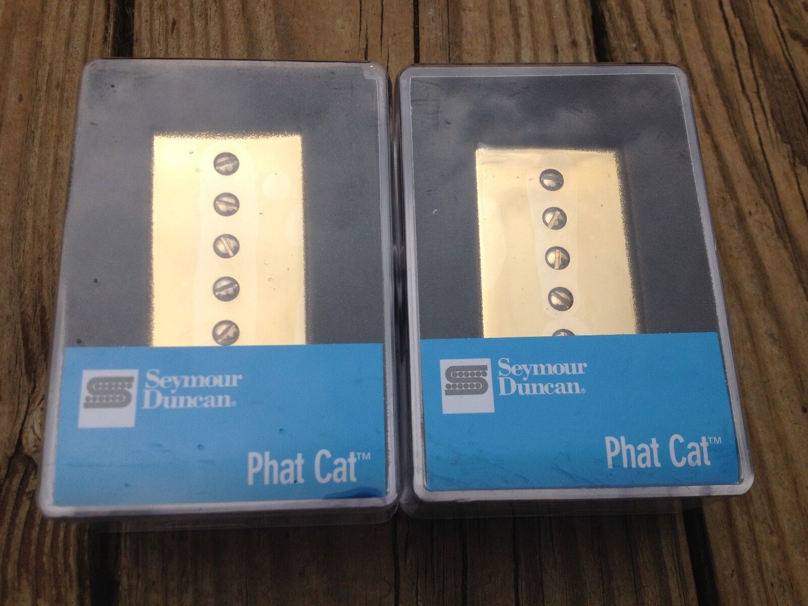 Seymour Duncan SPH90-1 Phat Cat GOLD Pickup Set P-90 for Humbucker Bridge/Neck