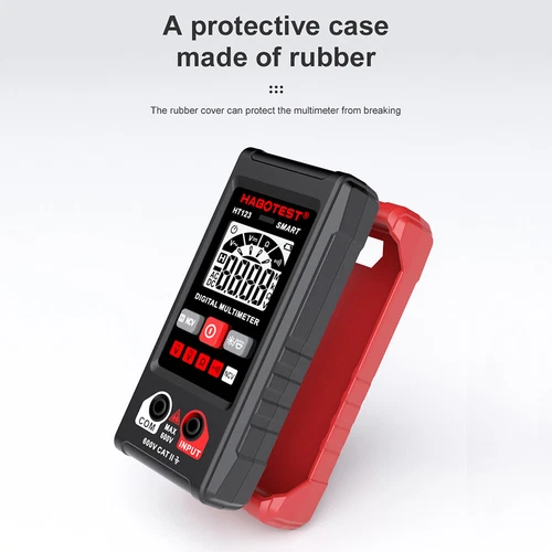 HABOTEST HT123 Digital Multimeter Smart Meter Tester Meter leads Volt AC/DC Ohm - Bild 7 von 12
