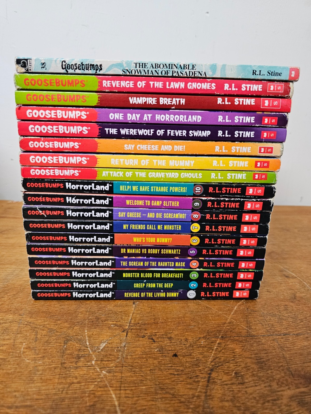 Goosebumps HorrorLand Series 18 Books Children Collection Paperback By R.L Stine