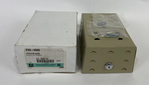 Open Box White Rodgers F29-0220 Steel Solid Base Thermostat Guard