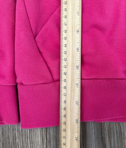 Puma Girls Youth Size XLarge Pink Logo Pullover Hoodie Sweatshirt - Picture 12 of 15
