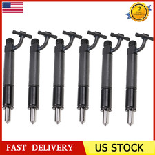 6pcs Fuel Injectors 687372c91 For Case Ih Tractor 1086 1460 1466 1486 1470 1586